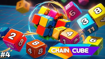 Chain Cube: 2048 3D merge game - Gameplay Walkthrough Part 4 - (iOS, Android)