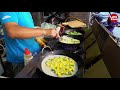 台灣古早風味的粉漿蛋餅 蛋漿大學│Taiwan’s ancient flavored omelette│New Taipei City, Taiwan