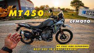 CFMOTO 450 MT First Ride Experience 🔥 Best ADV in 450cc Segment?