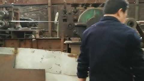 Mild steel round bar converting into square bar machine first  clip