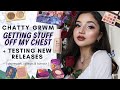 Chatty GRWM Testing New Releases ✰ let's talk about high-functioning depression, therapy + college.
