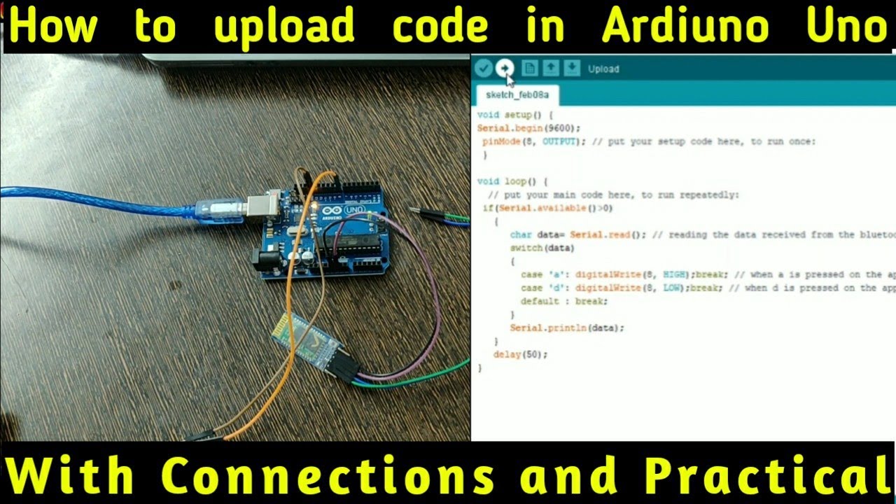 How To Upload Code In Ardiuno | With Practical - YouTube