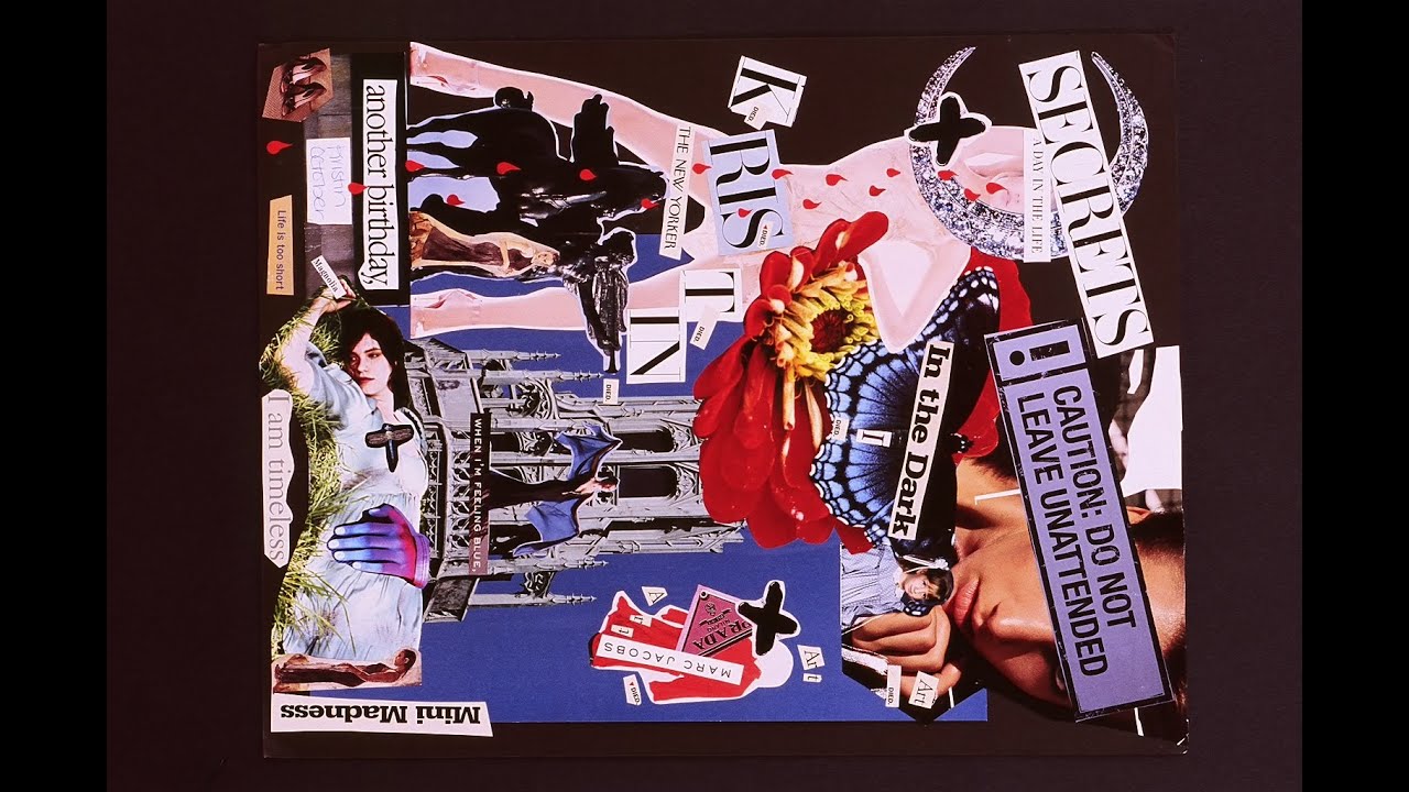Sharon Strouse Making A Collage To Quiet The Grieving Mind Youtube