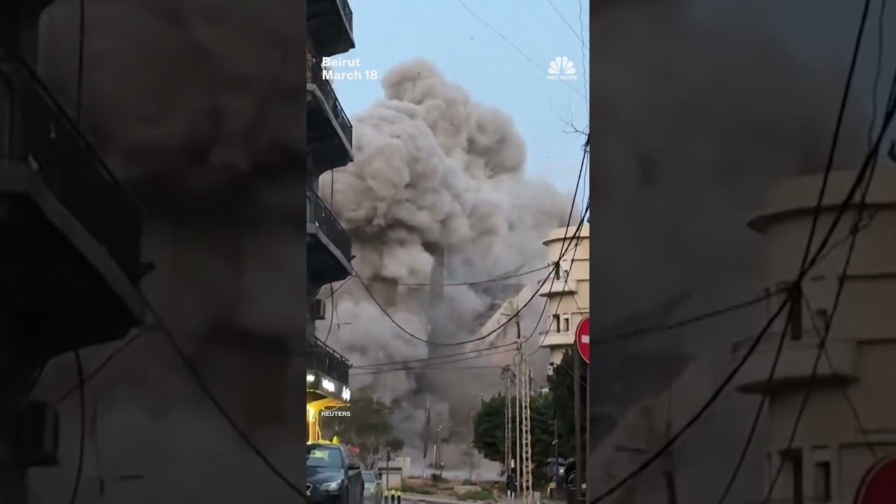 Israeli strike levels building in central Beirut