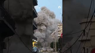 Israeli strike levels building in central Beirut