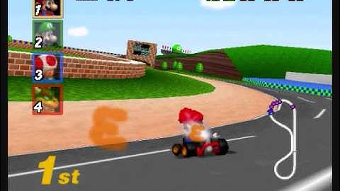 Mario Kart 64 moon jump code