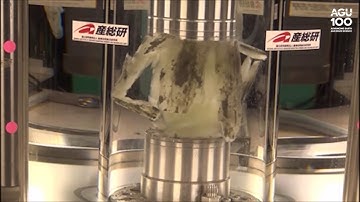 Gas hydrates explode in a test tube