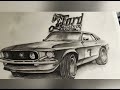 Shout out @LivingartbyMery  for drawing this 69 mustang coupe for the shop