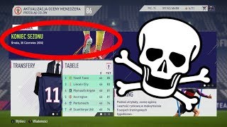 JAK KOŃCZY SIĘ KARIERA W FIFA 18 (2032) ? | FIFA 18 EKSPERYMENT