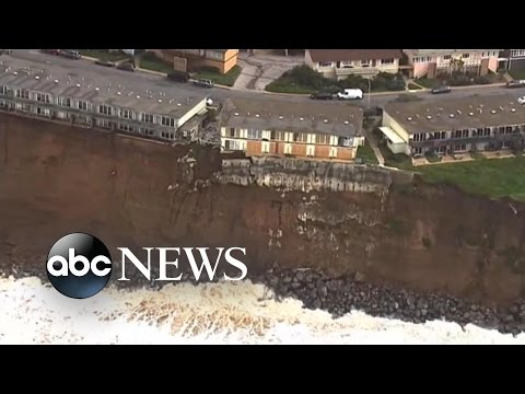 Eroding Cliffs Threaten Residences Along the California Coastline