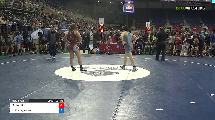 Junior WM 152 Consi of 4 - Brooke Holt (IL) vs. Le...