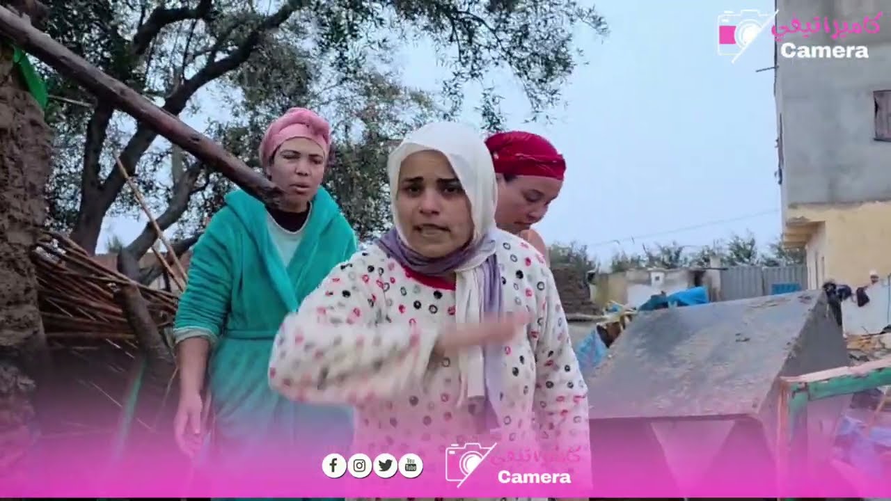 فيـــ...ضانات سيدي قاسم اليوم الثالث من الفاجعة منازل منهارة وساكنة بدون مأوى 