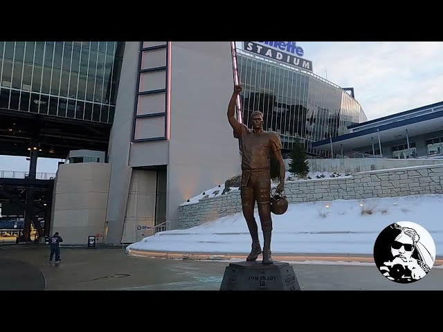 PATRIOTS SUPERBOWL LX PROMO Brady Statue