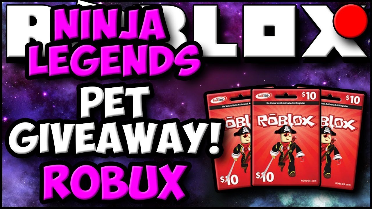 Free Robux Codes Giveaway On Roblox Live Roblox Live Ninja Legends Pet Giveaway Adopt Me Youtube - robux codes youtube live