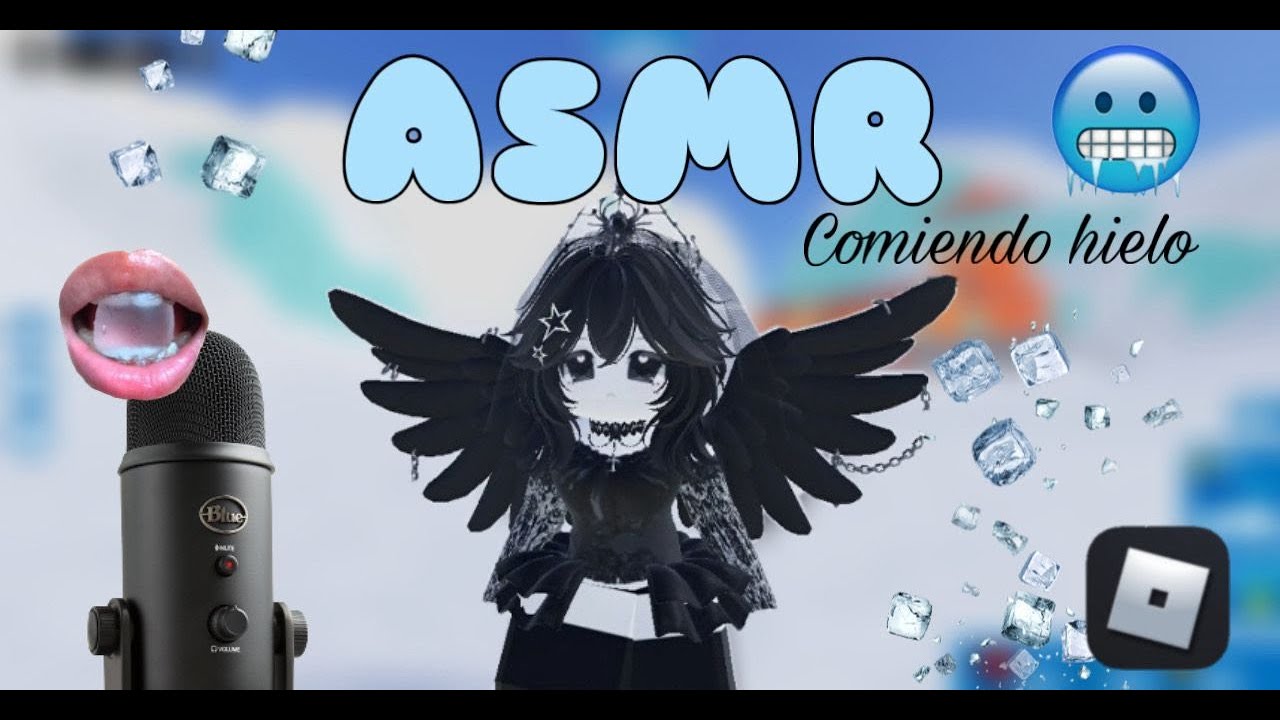 ASMR✨Comiendo hielo🧊🥶| Roblox