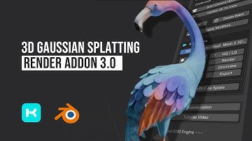 3D Gaussian Splatting in Blender | Free & Open Source | 3DGS Render Addon 3.0 For Blender