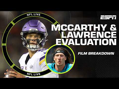 FILM BREAKDOWN 🎥 Dan Orlovsky evaluates J.J. McCarthy and Trevor Lawrence's Week 1 wins | NFL Live