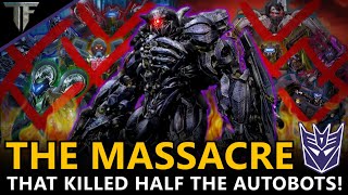 How Shockwave&#39;s Massacre Killed Half The Autobots On Earth Before Dark Of The Moon! - TF Lore Bits
