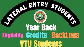 VTUPDATES | YEAR BACK SYSTEM FULL EXPLANATION #vtutoppersacademy