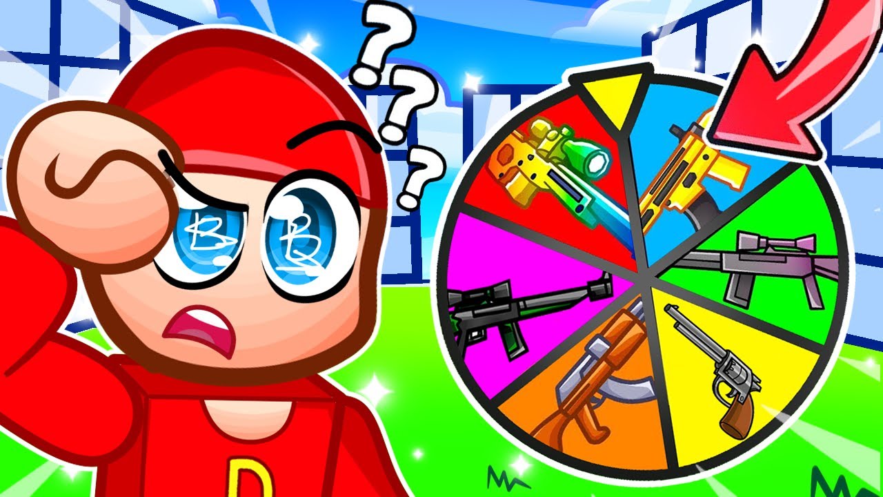 Hjulet Bestemmer Mine VÅBEN i Roblox Rivals!