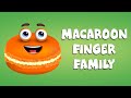 The Finger Family Macaroon Family Nursery Rhyme | Macaroon Finger Family Songs