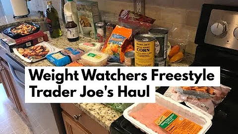 Weight Watchers Freestyle Trader Joe's Grocery Haul