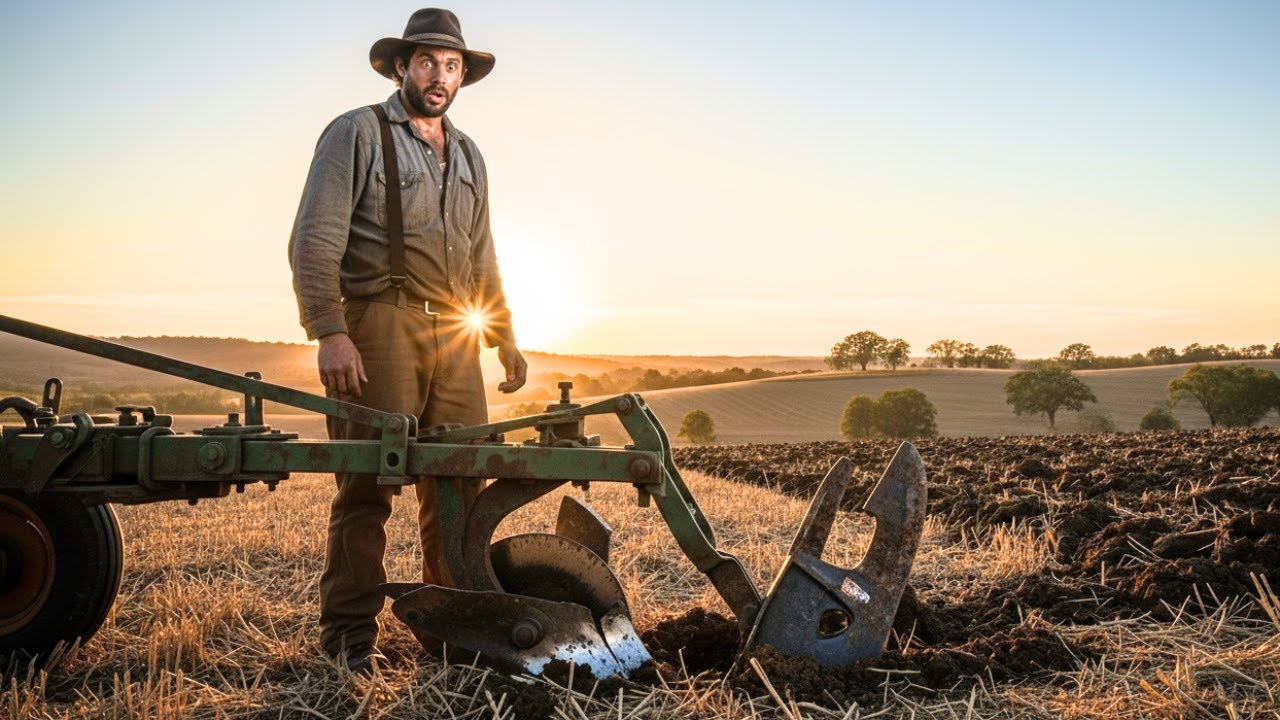 A sharecropper kept the land—when his plow hit metal, he uncovered a sign from Heaven