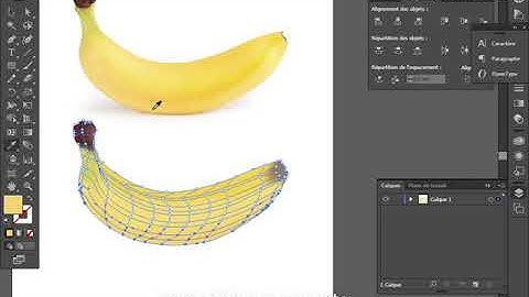 How to Draw a Banana in Adobe Illustrator CC speedvideo