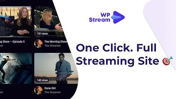 Stream-Ready Demo for WordPress – Hello WpStream theme features