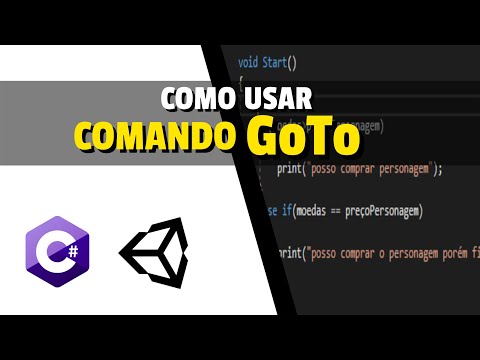 Curso C# Para Unity - Como Usar Comando Goto C# - Aula 34