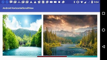 Android HorizontalScrollView - Customization & Usage