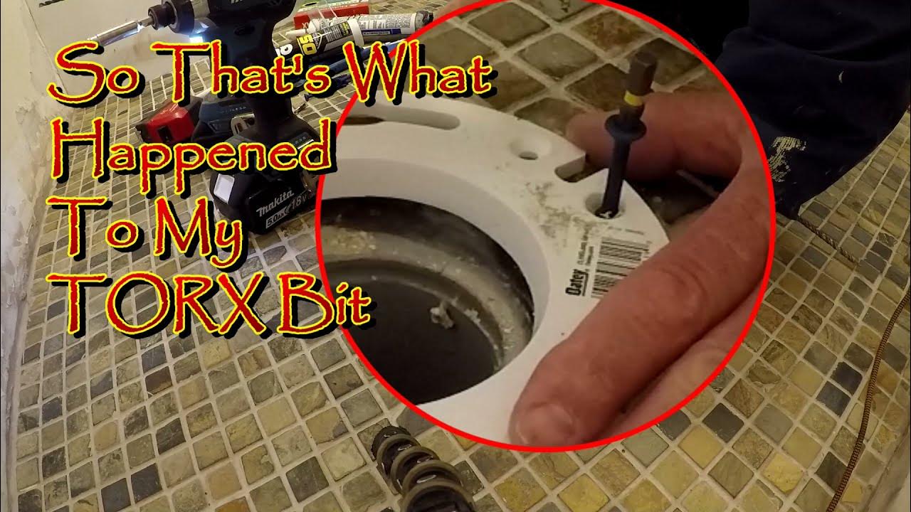Replacing A Rusted Out Toilet Flange And Installing A Toilet YouTube