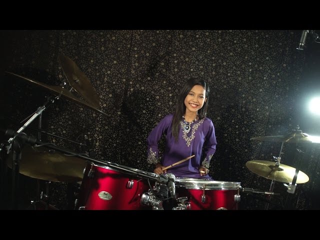 Khalifah - Hang Pi Mana ( Drum Cover by Nur Amira Syahira ) class=