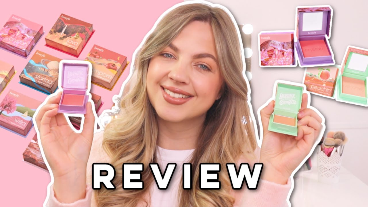 NEW BENEFIT BOX 'O POWDER BLUSHES REVIEW! Peachin' & Crystah