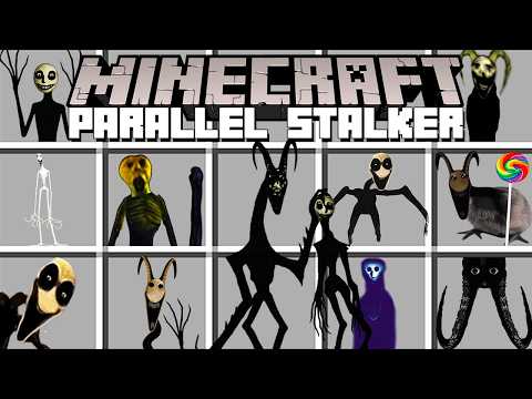 Minecraft PARALLEL STALKER MOD / SCARY PARALLEL STALKERS REMAKE ADDON! (Minecraft Mods)