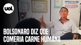 Em vídeo antigo, Bolsonaro diz que comeria carne de indígena, mas 'ninguém quis ir com ele'