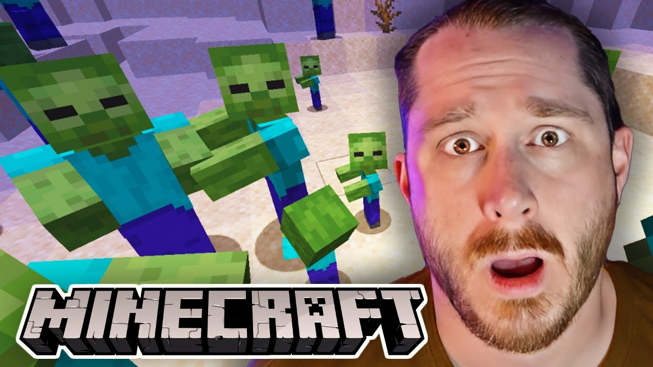 Let's Play Minecraft: Getting JUMPSCARED By Baby Zombies!!