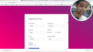 Django tutorials | User Registration form - using HTML Template