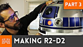 Making R2-D2 Part 3 // Dome Lights, Legs, Paint | I Like To Make Stuff