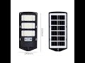 kh Solar Lights Outdoor, 120 Led Lamp Waterproof Wireless Solar Flood Light, Security Motion Sensor