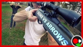BULLETS vs ARROWS in a Car Door and Water Balloons
