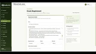 3 - Requirements - Create a Requirement