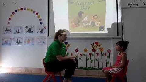 Bé học Tiếng Anh cùng cô giáo bản ngữ - Mầm Non Quốc Tế Hà Nội