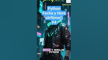 Como usar el método strftime() de la clase datetime en Python.