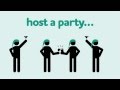 What will you do? Pyjama Party pictogram animation