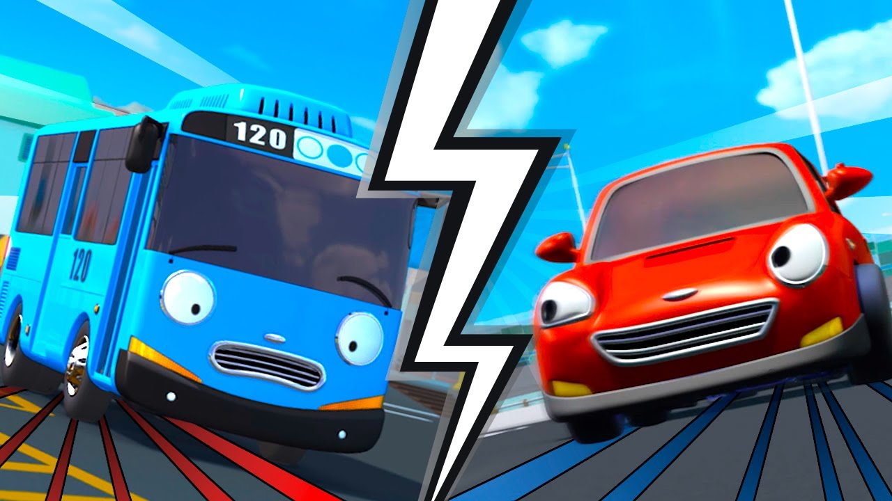 سيارات مختلفة ⚡ Tayo the little bus - تايو الحافلة الصغيرة ⚡ الرسوم ...