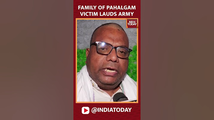 Family Of Pahalgam Victim Lauds Army Operation Sindoor #operationsindoor #indiaattackspakistan