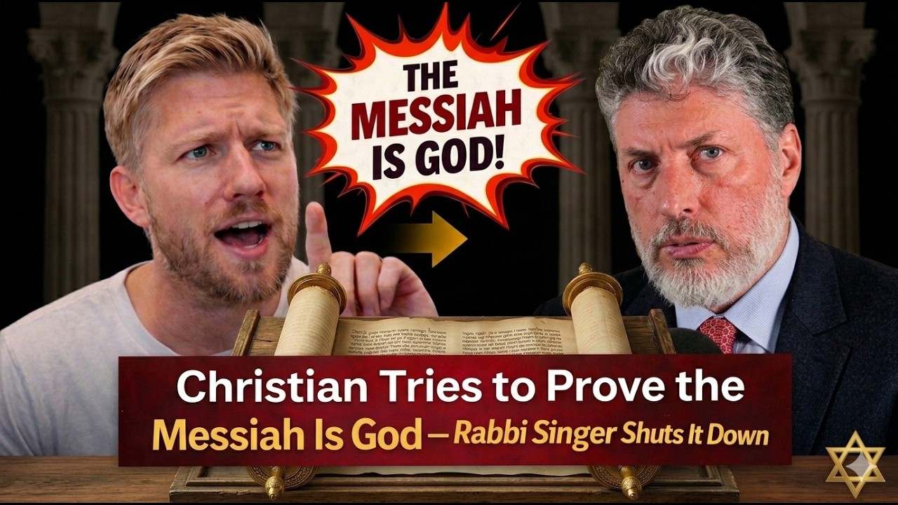 Christian Tries to Prove the Messiah Is God — Rabbi Singer Shuts It Down