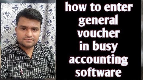 How To Enter Journal Voucher In Busy Accounting Software