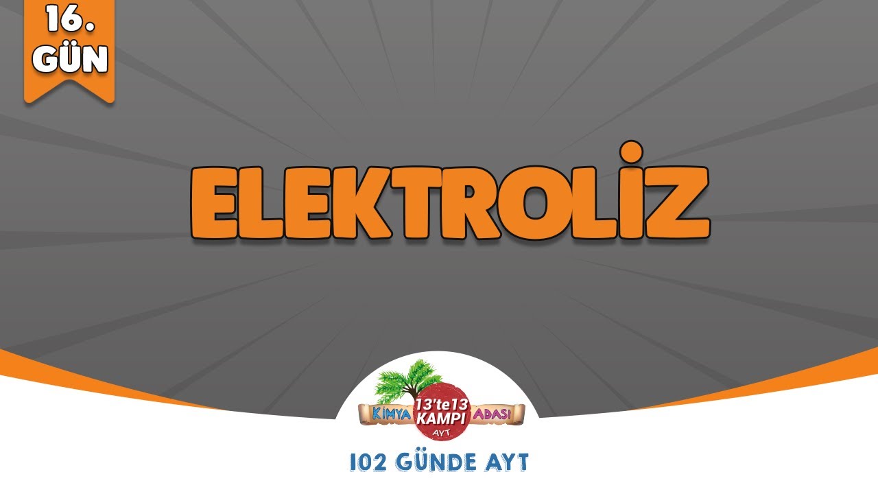 📌16.GÜN | Elektroliz 🤓 Kimya Adası 